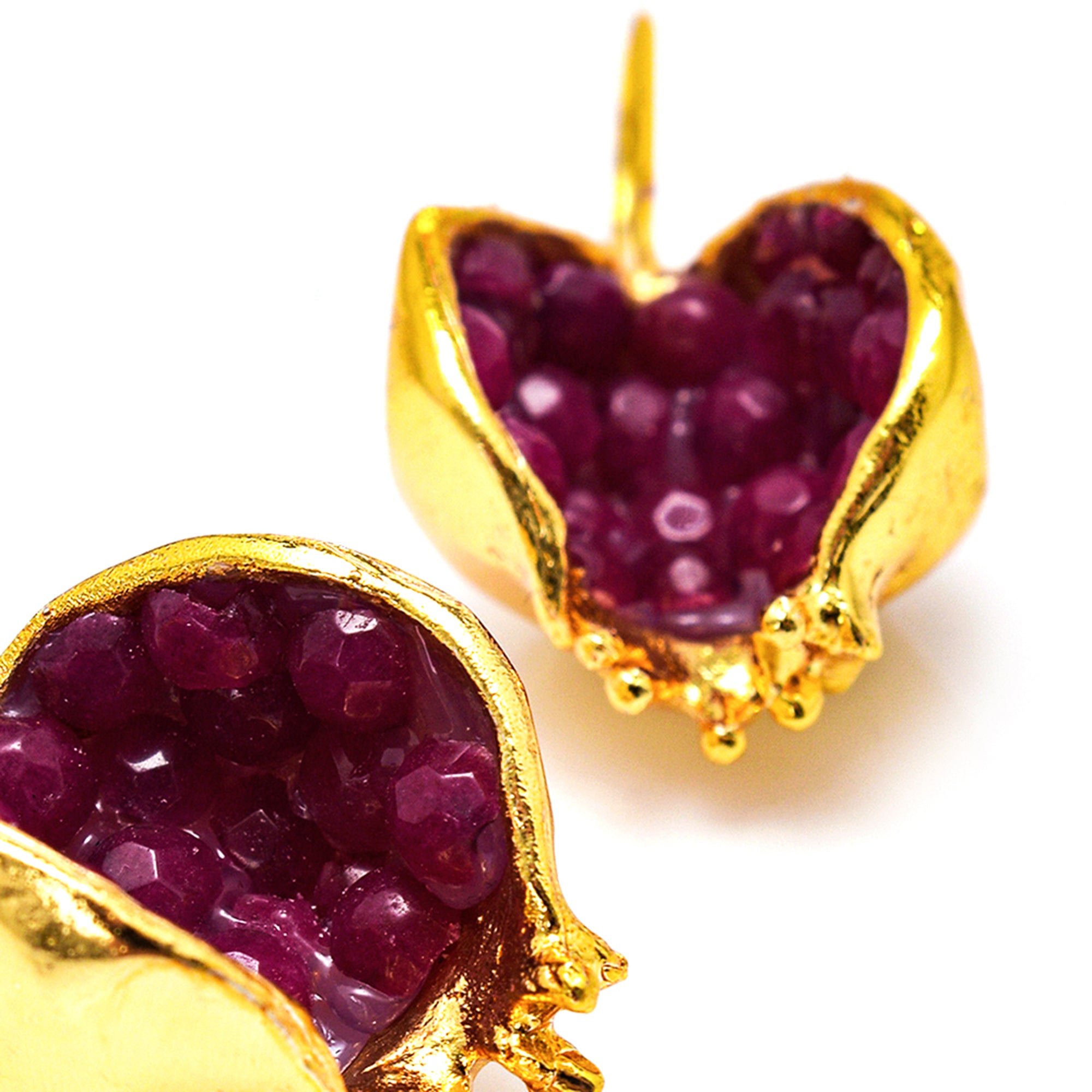 POMEGRANATE EARRINGS