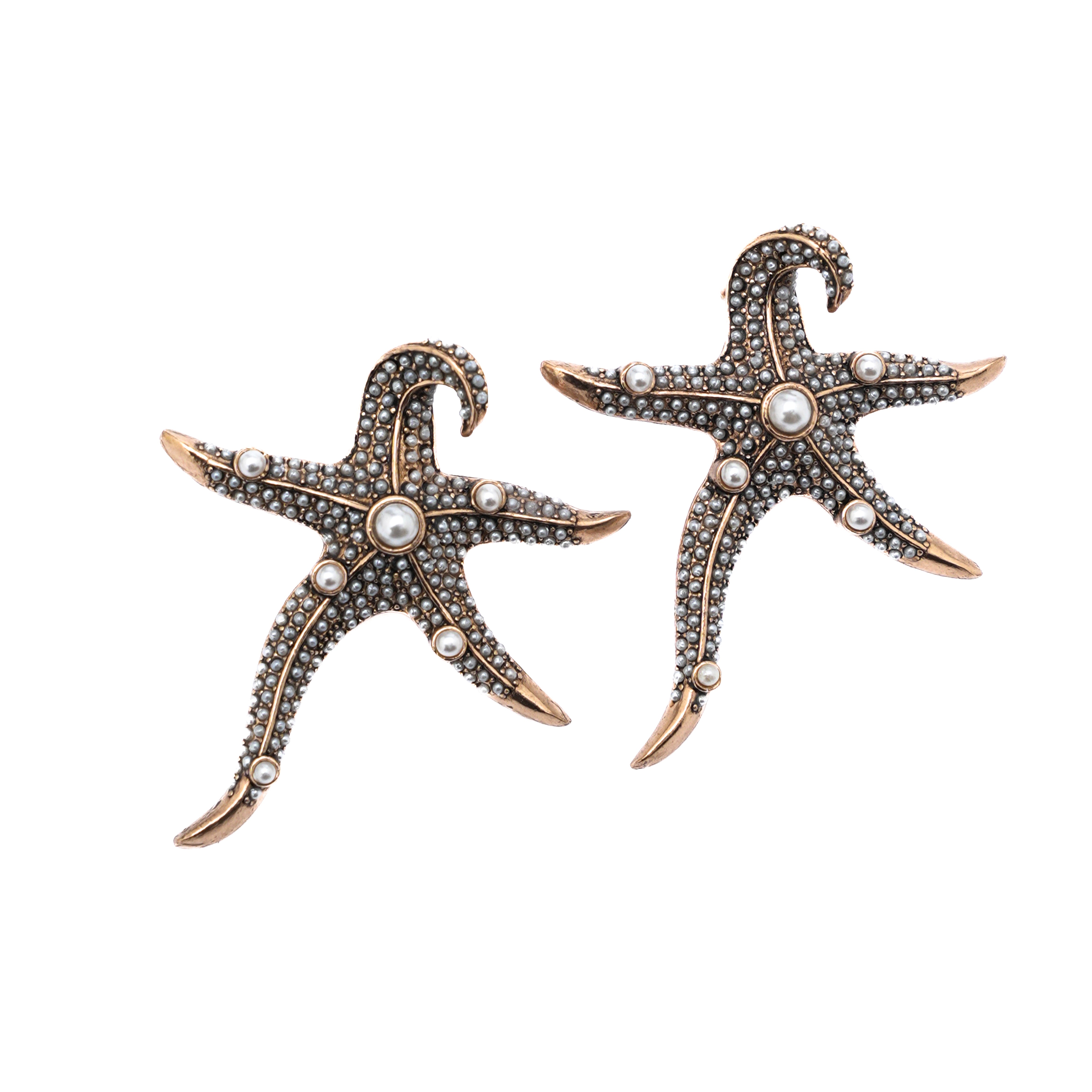 PEARLY STARFISH EARRINGS