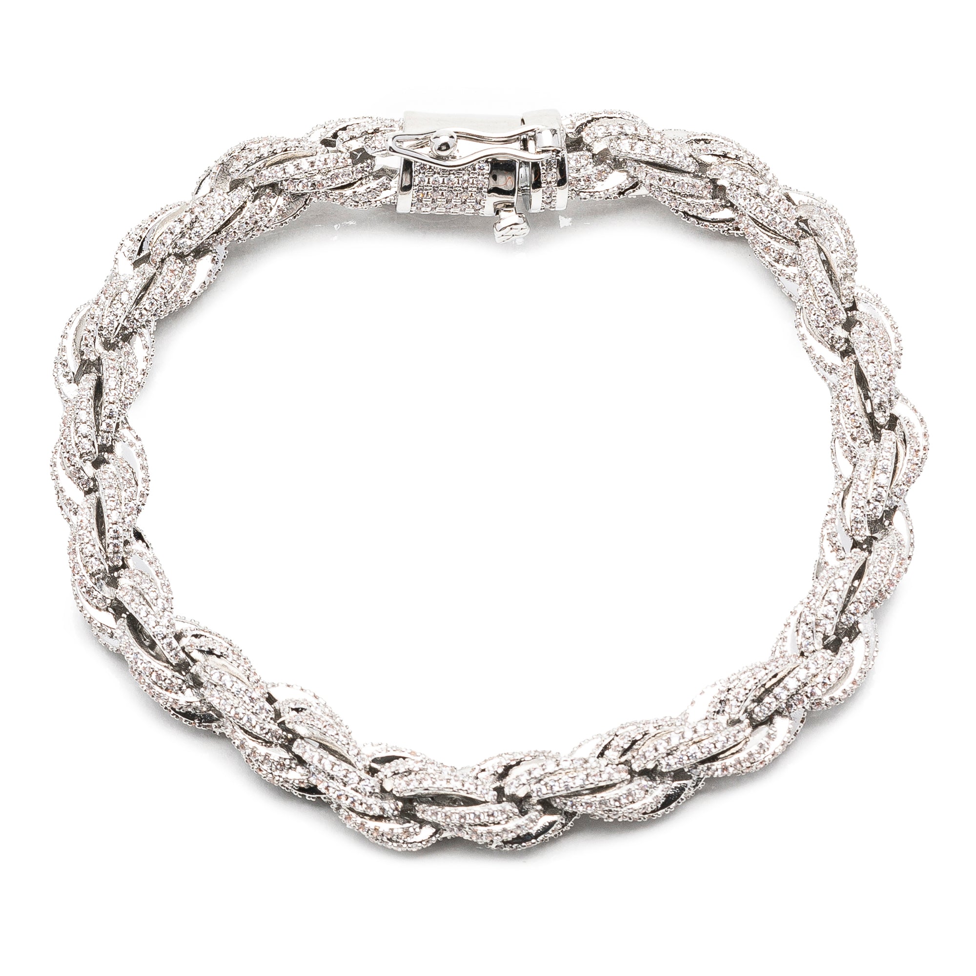DIAMOND BRAID BRACELET