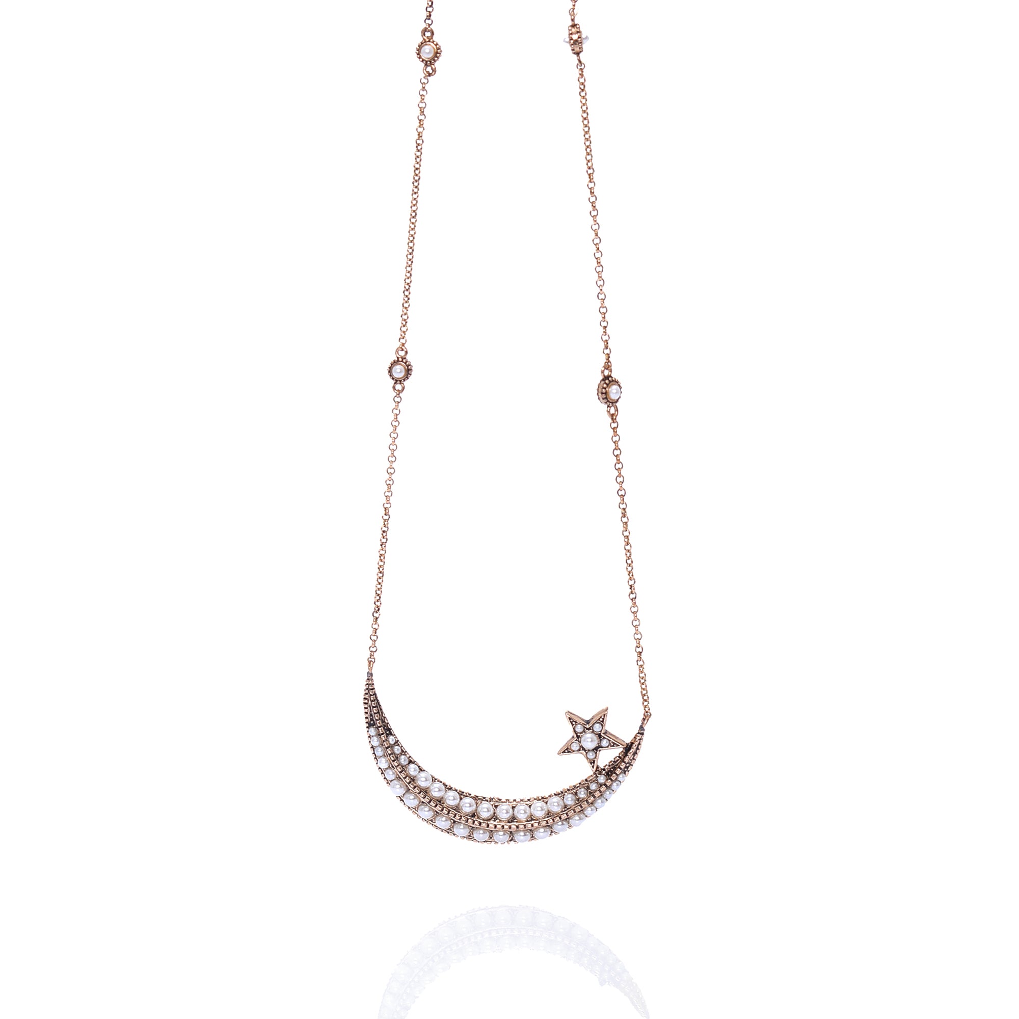 PEARL CRESCENT NECKLACE
