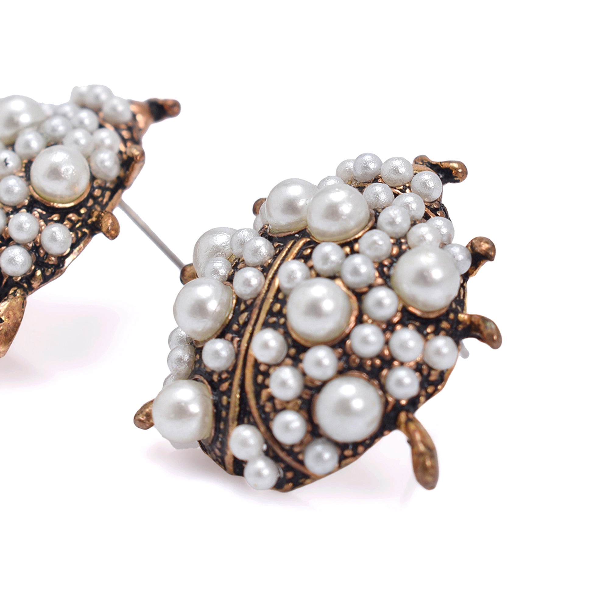 MISS LADYBUG EARRINGS WITH PEARL