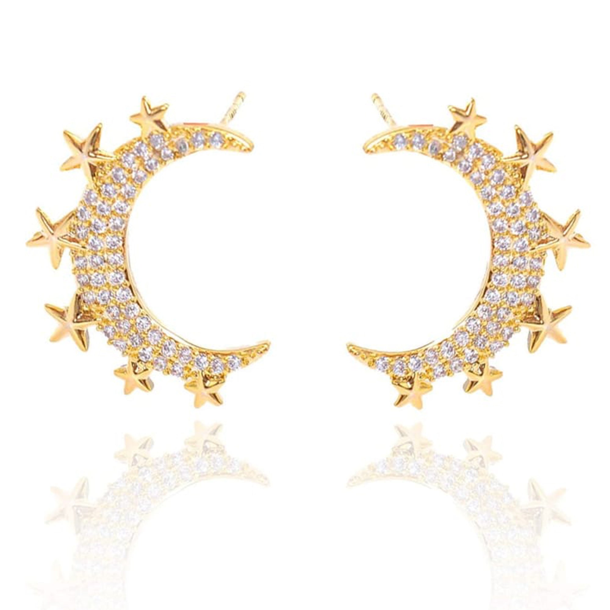 MOON AND STARS EARRINGS